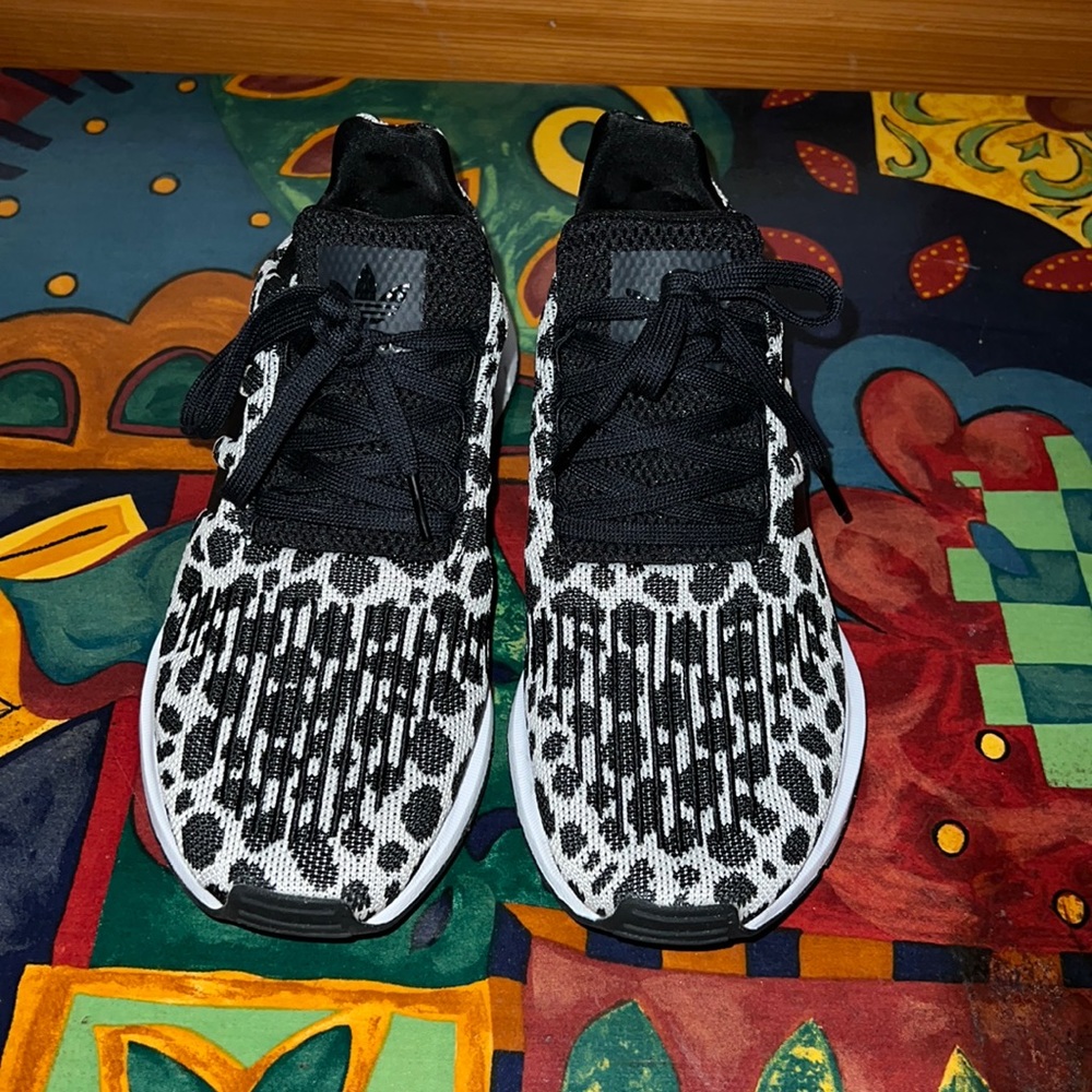 Leopard adidas sneakers
